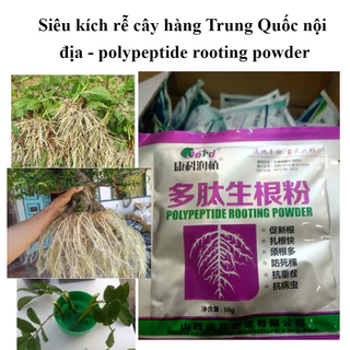 Bột kích rễ hàng nội địa Trung Quốc Polypeptide Rooting Powder gói 30gr, chất lượng vượt trội