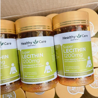 Mầm Đậu Nành Healthy Care Super Lecithin 1200mg 100 Viên