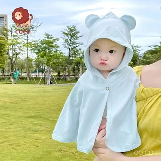 Áo choàng chống tia cực tím cho bé Quần áo chống nắng Mùa hè Ánh sáng thoáng khí Bé trai Bé gái Trẻ em Bé chống tia cực tím C