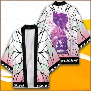 Anime Demon Slayer: Kimetsu No Yaiba Cosplay Cardigan Kimono Haori Rời Nhân Quả Áo Tanjirou Shinobu Zenitsu Tops Plus