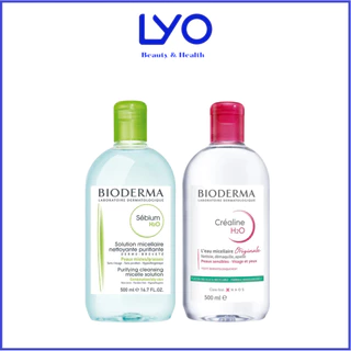 Nước Tẩy Trang Làm Sạch Da Bioderma Sebium/Crealine H2O Cho Da Dầu Mụn & Da Nhạy Cảm Pháp 500ml