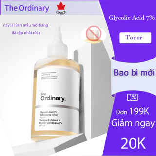 Toner the ordinary Glycolic Acid 7% tẩy da chết toner cho da dầu mụn chính hãng,,,,,