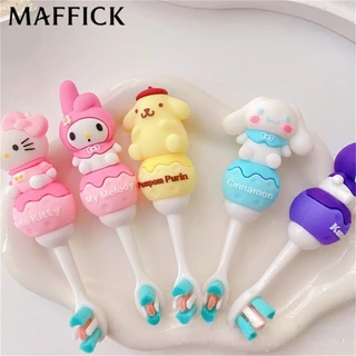 Bàn chải đánh răng trẻ em Sanrio Lông mềm Bàn chải đánh răng cho bé Bàn chải tóc mềm Kuromi Bàn chải làm sạch răng nhỏ Bàn chải làm sạch răng nhỏ [bluey]