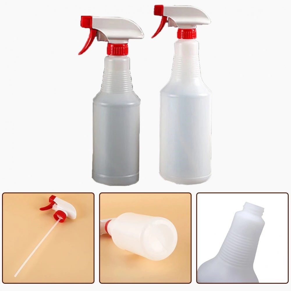 Bình xịt trong suốt 500ML1000ML Dung dịch di động bằng nhựa PE có thể đổ lại