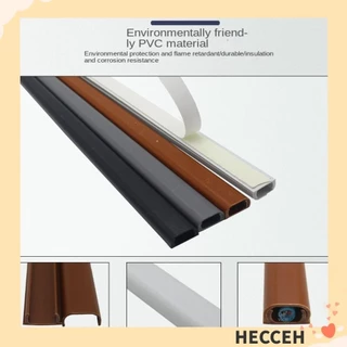 Hecceh cord protector, anti-extrusion square floor cord cover, cable concealer manage self-adhesive durable power cable protector home outdoor