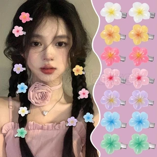 [Đặc sắc] Plumeria BB Barrettes nhỏ - Mũ đội đầu hoa cho bé gái - Kẹp mỏ vịt Hàn Quốc - Phụ kiện tóc - Ngọt ngào, Xu hướng - Kẹp tóc - Kẹp tóc Sakura đầy màu sắc