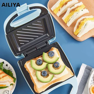 Máy làm bánh sandwich AILIYA đa chức năng gia đình nhẹ máy ăn sáng bánh sandwich chảo điện bánh mì nướng máy