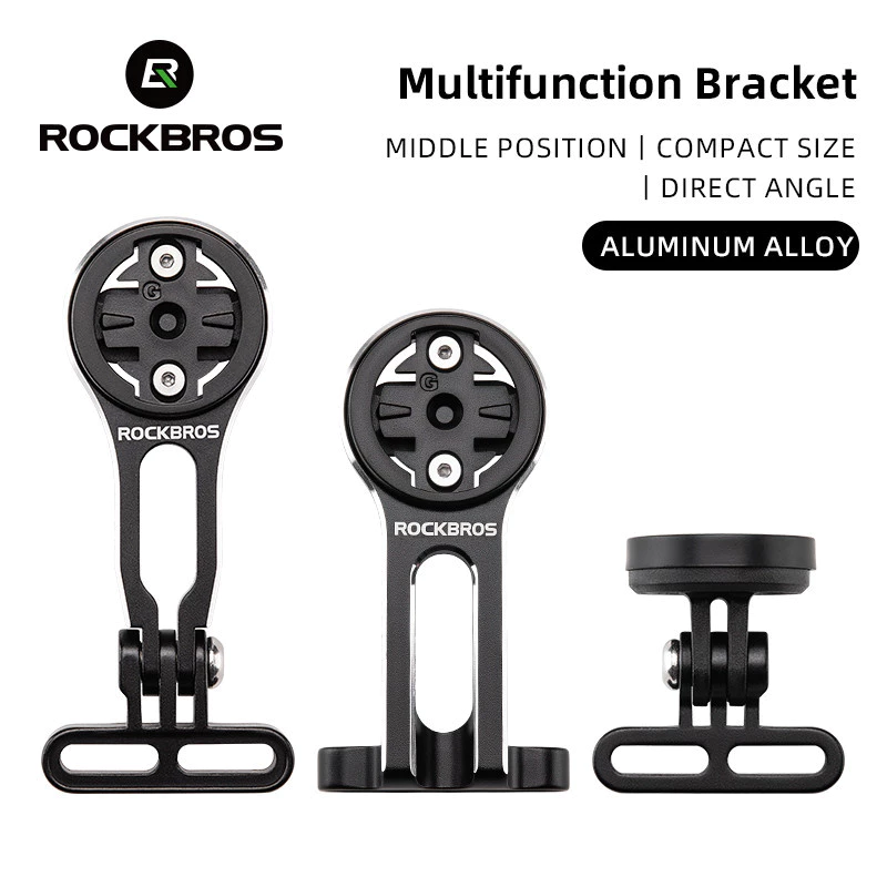 ROCKBROS Đồng Hồ Tốc Độ Mở Rộng Giá Đỡ Hợp Kim Nhôm Tay Cầm Đứng