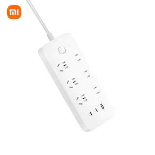 Xiaomi 67W GaN Sạc Nhanh Dải Nguồn Ổ Cắm 9 Cổng Cắm Lớn Nối Dài Bảng Miếng Dán USB A C Sạc Nhanh 10A 2500W