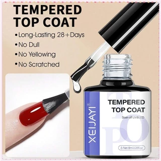 Xeijayi Không Lau Chức Năng Top Coat Gel Móng Tay Thiết Kế Ba Lan Tăng Cường Dầu Bóng Bán Thường Trực Ngâm Tắt UV LED Móng Tay Nghệ Thuật dụng Cụ TOGO