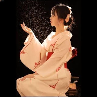 Leota Truyền Thống Nhật Bản Kimono, Đầm Kimono Cô Gái Hoa Sakura In Hình Châu Á, Đồng Phục Nhật Bản Mới Phong Cách Nhật Bản Sang Trọng Phong Cách Nhật Bản Yukata Áo choàng Tắm Trang Phục Hóa Trang