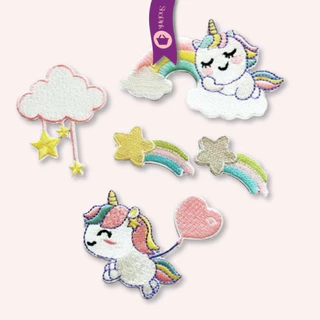 Miếng vá quần áo hình ngựa pony, Unicorn - miếng ủi trang trí