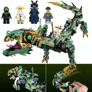 760 + Chiếc Khối Xây Dựng Rồng Mecha Bay Tương Thích Với Đồ Chơi Giáo Dục Trẻ Em Lego Ninjago