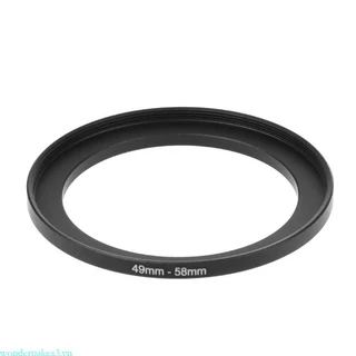 Wonderpakea3 49mm Đến 58mm Kim Loại Bước Nhẫn Ống Kính Adapter Lọc Camera Phụ Kiện Mới