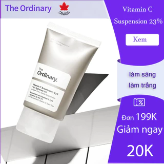 The Ordinary  Vitamin C Kem Dưỡng Sáng Da Vitamin C hỗn hợp 23% + HA Spheres 2% 30ml.......