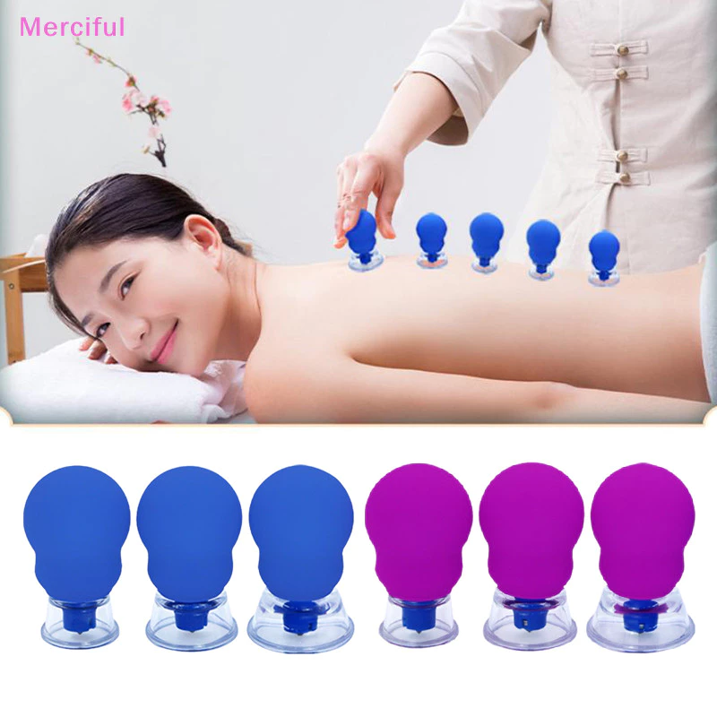 [Mer] Máy Mát Xa Mặt Silicon Chân Không Cupping Mặt Da Lifg Cốc Mặt Chống Cellulite Cốc Chống Nhăn Trị Liệu Giác Ngộ Dụng Cụ Mặt VN