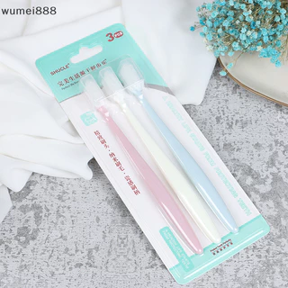 Wumei888 3 Cái / bộ Bàn Chải Đánh Răng Chăm Sóc Vệ Sinh Răng Miệng Bàn Chải Đánh Răng Nano Di Động Người Lớn [MỚI]