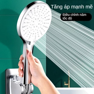 Bảng Điều Khiển Lớn Đầu Tắm Tăng Áp Năm Tốc Lượng Nước Lớn Phòng Tắm Máy Nước Nóng Tắm Mưa