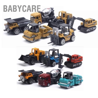 Babycare 1/64 Mini Hợp Kim Xe Tải Kỹ Thuật RC Đồ Chơi Bộ Mô Hình Cho Trẻ Em Quà Tặng Trang Trí Nhà Cửa