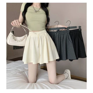 Culottes Nữ Mùa Hè Mới Nhật Bản Phong Cách Lười Quần Ống Rộng Thời Trang Lớn Quần Short Rời