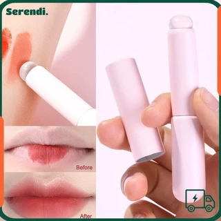 Serendi Son Môi Brush Applicator, Bàn Chải Môi Đầu Tròn Có Thể Tái Sử Dụng, Dụng Cụ Trang Điểm Silicon Co Giãn Đa Năng Người Phụ Nữ