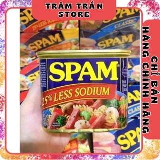 [giá tốt] Thịt Hộp Spam Mỹ 340g ( Loại ít Mặn) - Thịt Spam đã được nấu chín hoàn toàn, có thể dùng ngay hoặc hâm nóng