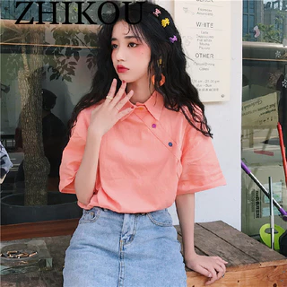 ZHIKOU áo phông áo thun nữ croptop baby tee xu hướng Popular Stylish Cổ điển WTX2440KT4 16Z240415