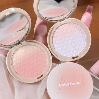 Kakashow Phấn má hồng Gradient Kem hồng mờ Cheek Tint Rouge Lâu dài Tự nhiên Dễ thương Gradient Cheeks Bảng trang điểm màu xanh Mỹ phẩm NO.C155