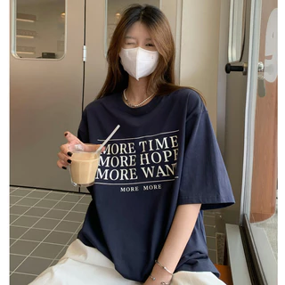 TGNS local brand fashion  cổ tròn áo thun chất áo bigsize áo nữ form rộng áo phông 100% 230g cotton