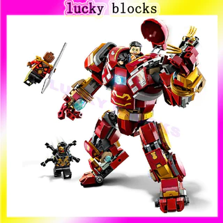 Avengers 76247 The Hulkbuster: Trận Wakanda Khối Xây Dựng Lắp Ráp Đồ Trang Trí Đồ Chơi Giáo Dục Trẻ Em Người Lớn Bé Trai Quà Tặng Bé Gái Quà Tặng