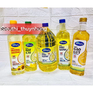 Dầu Ăn Đậu Nành Simply 1L-2L (sieuthi_hangu)