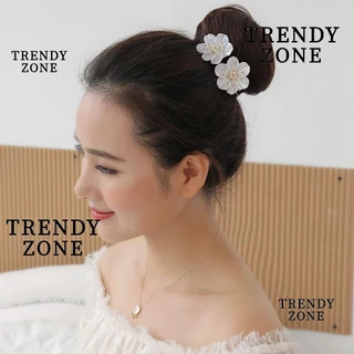 Trendyzone Hair Circler, Shell Flower Lazy Man Twist Hair Band, Tạo Kiểu Hoa Magic Bun Maker Hair Stick