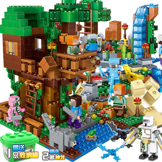 Tương thích với Lego Phantom Ninja Khối xây dựng Mô hình Minecraft Lắp ráp Bé trai Trẻ em Đồ chơi giáo dục trí não