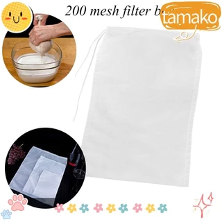 Tamako 200mesh Nylon Lưới Mịn Có Thể Tái Sử Dụng Thực Phẩm Nấu Ăn Đặc Biệt Lọc Rượu Lọc Cà Phê