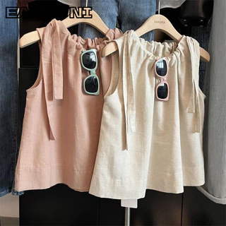 EAEOVNI áo phông áo thun nữ croptop baby tee Hàn Phong Comfortable Stylish Đơn giản WTX2430VNL 19Z240509