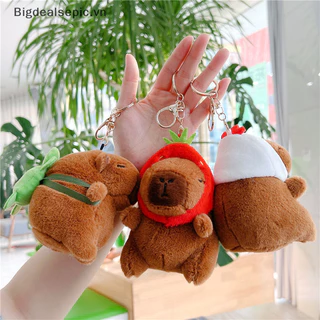 Bevn Dễ Thương Capybara Sang Trọng Móc Khóa Ba Lô Mặt Dây Chuyền Đồ Chơi Móc Khóa Ô Tô Phụ Kiện Trang Trí Kawaii Búp Bê Nhồi Bông Trẻ Em Quà Tặng Sinh Nhật HOT