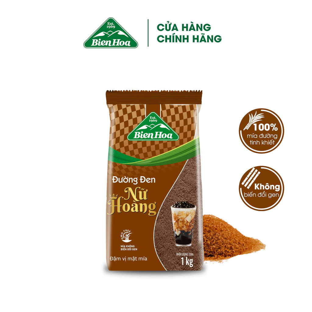 Đường đen Nữ Hoàng Biên Hòa gói 1kg