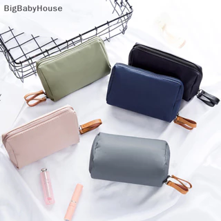 Bigbabyhouse Nylon Di Động Đa Năng Túi Đựng Mỹ Phẩm Thường Ngày Dây Kéo Túi Nhiều Màu Sắc Chống Thấm Nước Mới Túi Bảo Quản Du Lịch Mini Dễ Thương Túi Vệ Sinh TH