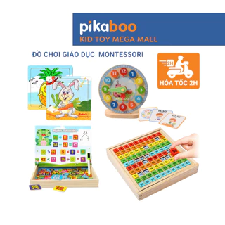 Đồ chơi giáo dục sớm Montessori cho bé Pikaboo, giúp bé phát triển trí thông minh tư duy logic sớm