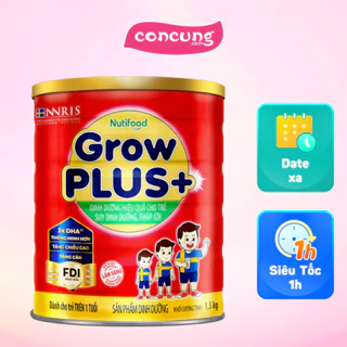 Sữa GrowPlus+ Đỏ 1,5kg (từ 1 tuổi)