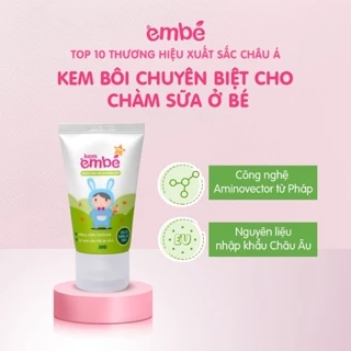 Kem Em Bé Derma - Kem bôi da thảo dược giảm chàm sữa, sưng, đỏ, ngứa, bong tróc (Kem embe derma Tuýp 30g)