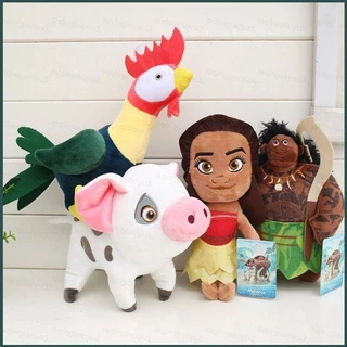 Mới Disney Moana Marine lãng mạn Heihei thú cưng lợn Pua nhồi sang trọng Đồ chơi búp bê Quà tặng