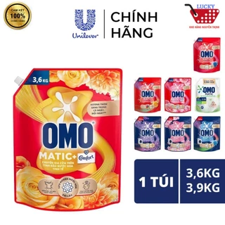 Nước giặt OMO matic 3,6kg/ 3,9kg  tinh dầu thơm Dành cho máy giặt cửa trước và cửa trên