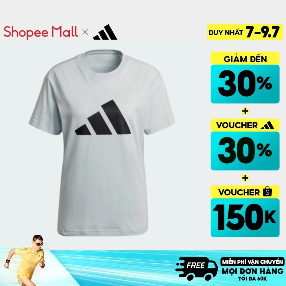 [7-9.7-VOUCHER 30%]adidas Phong cách sống Áo Thun Future Icons adidas Sportswear Nữ Màu xanh da trời HI5633