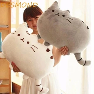 Desmond Gối Mèo Sang Trọng Mềm Kawaii Có Dây Kéo PP Cotton Đồ Chơi Trẻ Em Peluche Quà Tặng Đệm Lớn