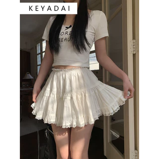 KEYADAI Chân váy chân váy chữ  Phong cách Cute Casual Hàn Phong WSQ24504JA 19Z240507