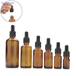 Sun New 5ml-100ml Amber Glass Liquid Reagent Pipette Bottle Eye Dropper VN