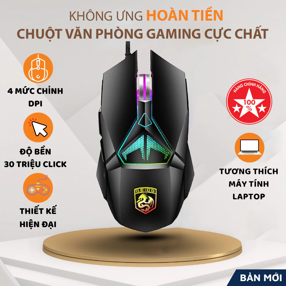 Nâng Tầm Trải Nghiệm Chơi Game Của Bạn Cùng Chuột Có Dây Gaming A5