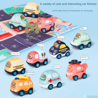 ToToo Bộ đồ chơi ô tô trẻ em Máy bay quán tính Mô hình xe bé trai