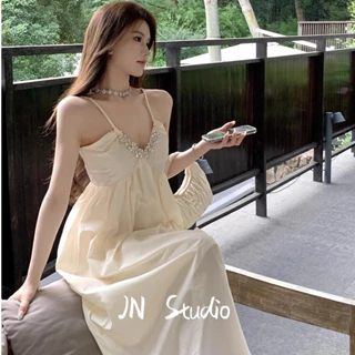 JN Studio váy Đầm váy nữ body đầm xu hướng Casual Popular Fashion WLQ2440GOZ 16Z240416